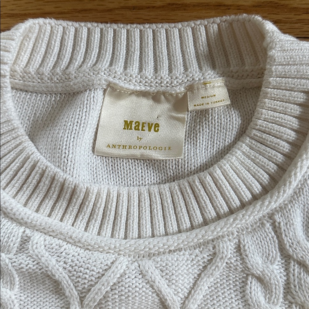 Anthropologie Maeve Cable Knit Vest - Picture 6 of 16
